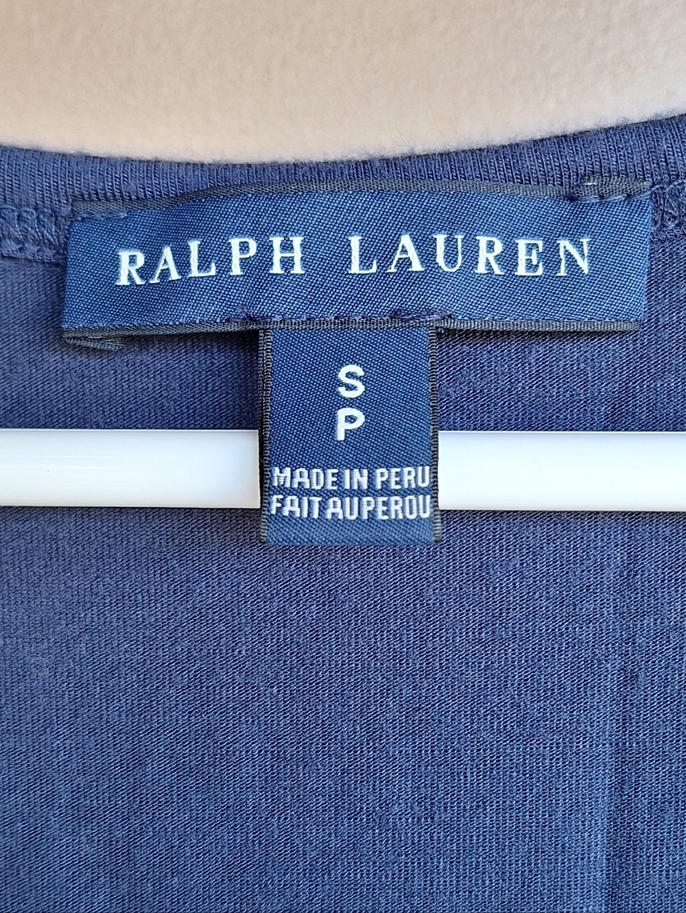 Ralph Lauren Womens S preppy coastal nautical pony logo navy blue tank top - Picture 3 of 6